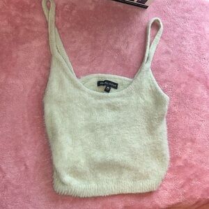 Light green Cropped Tank
Kendall and Kylie 
Extra Small 
Slightly used